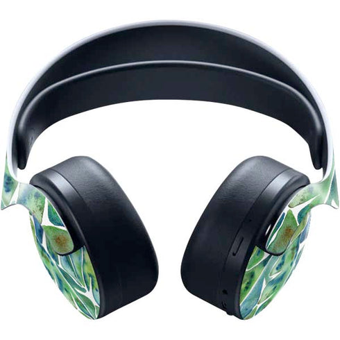 Cat Coq Tropical Leaves PULSE 3D Wireless Headset for PS5 Skin