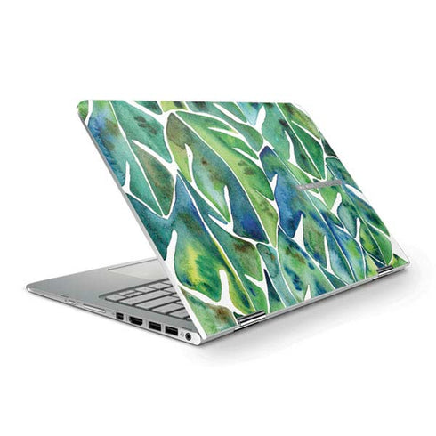 Cat Coq Tropical Leaves HP Spectre Skin