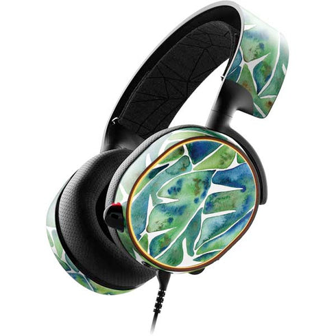 Cat Coq Tropical Leaves SteelSeries Arctis 5 Skin