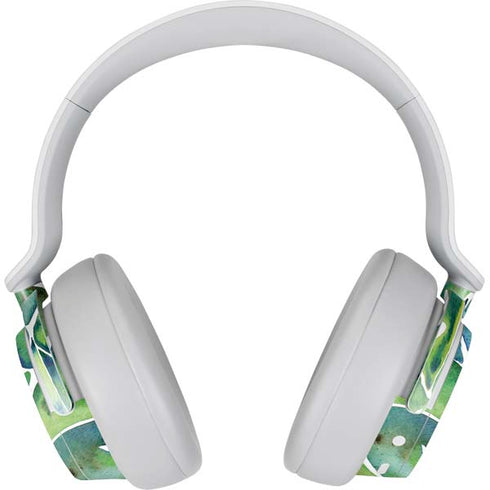 Cat Coq Tropical Leaves Surface Headphones Skin