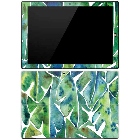 Cat Coq Tropical Leaves Surface Pro 3 Skin