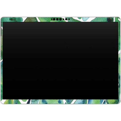 Cat Coq Tropical Leaves Surface Pro 8 Skin