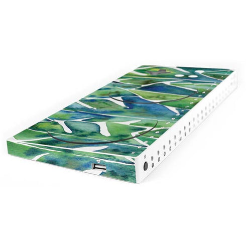 Cat Coq Tropical Leaves Xbox Adaptive Controller Skin