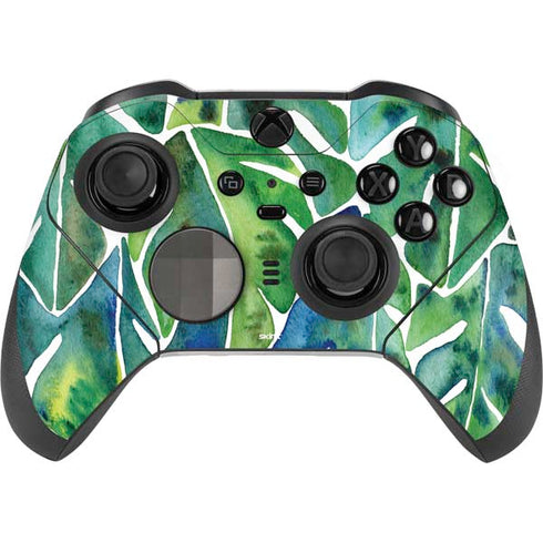 Cat Coq Tropical Leaves Xbox Elite Wireless Controller Series 2 Skin