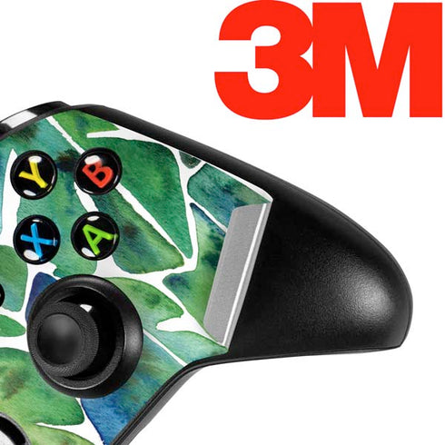 Cat Coq Tropical Leaves Xbox One S All-Digital Edition Bundle Skin