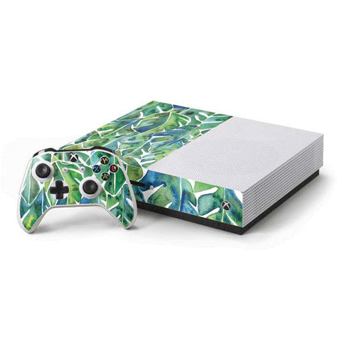 Tropical Leaves by Cat Coq Xbox One Skins