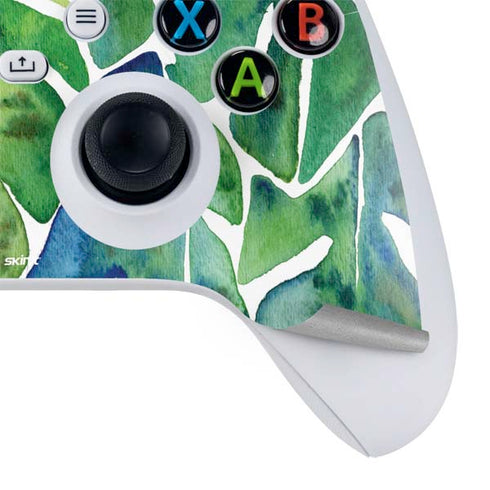 Cat Coq Tropical Leaves Xbox Series S Bundle Skin