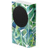 Cat Coq Tropical Leaves Xbox Series S Console Skin