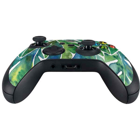 Cat Coq Tropical Leaves Xbox Series X Controller Skin