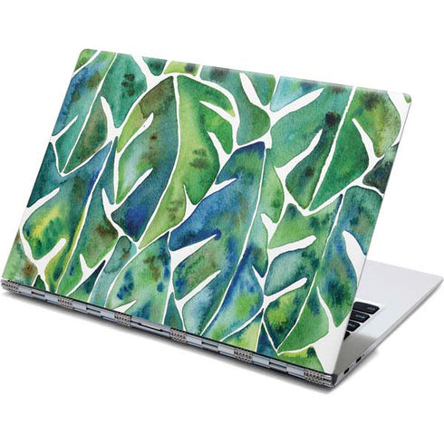 Cat Coq Tropical Leaves Yoga 910 2-in-1 14in Touch-Screen Skin
