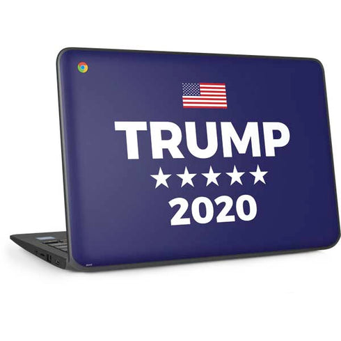 Trump 2020 Blue HP Chromebook Skin
