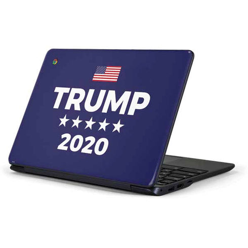 Trump 2020 Blue Samsung Chromebook Skin