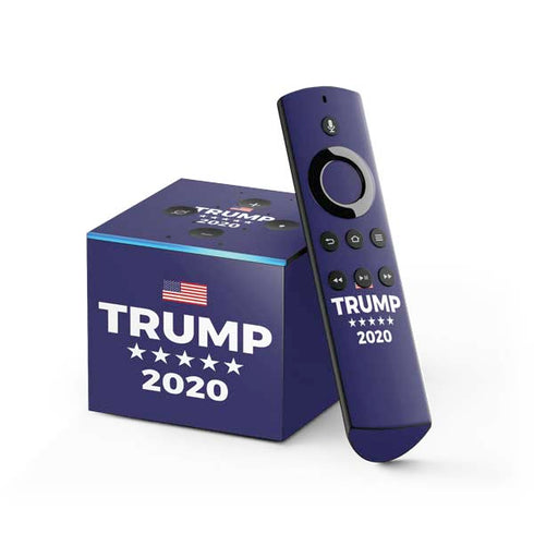 Trump 2020 Blue Fire TV Cube Skin