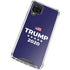 Trump 2020 Blue Galaxy A12 Clear Case