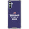 Trump 2020 Blue Galaxy A13 5G Clear Case