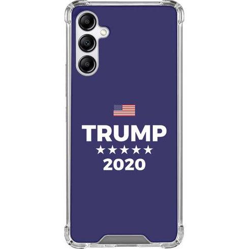 Trump 2020 Blue Galaxy A14 5G Clear Case