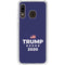 Trump 2020 Blue Galaxy A20 Clear Case