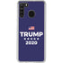 Trump 2020 Blue Galaxy A21 Clear Case