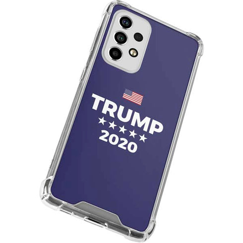 Trump 2020 Blue Galaxy A53 5G Clear Case