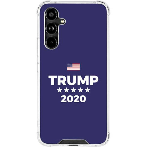 Trump 2020 Blue Galaxy A54 5G Clear Case