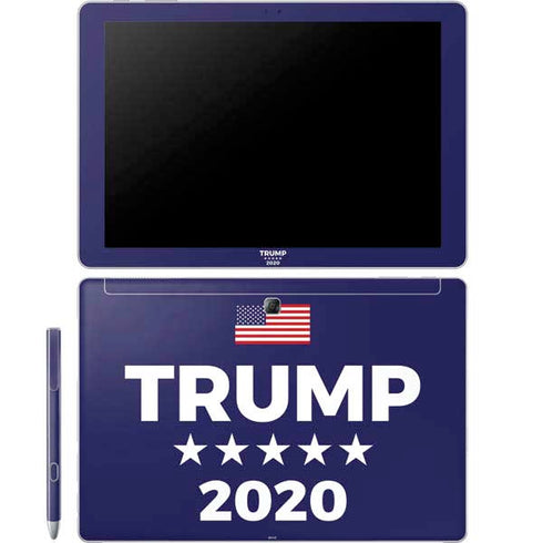 Trump 2020 Blue Galaxy Book 12in Skin