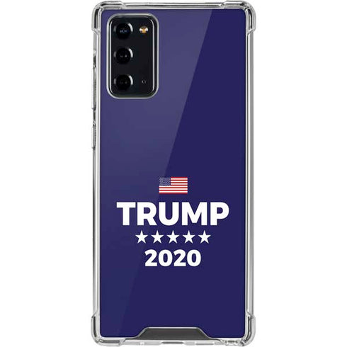 Trump 2020 Blue Galaxy Note20 5G Clear Case