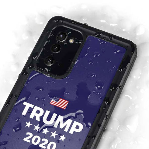 Trump 2020 Blue Galaxy Note20 5G Waterproof Case