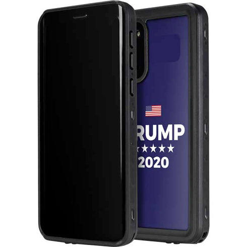 Trump 2020 Blue Galaxy S20 Waterproof Case