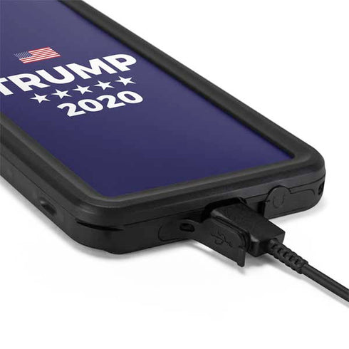 Trump 2020 Blue Galaxy S20 Waterproof Case