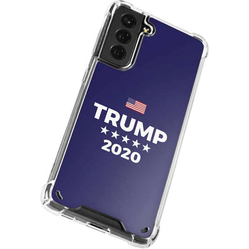 Trump 2020 Blue Galaxy S21 5G Clear Case