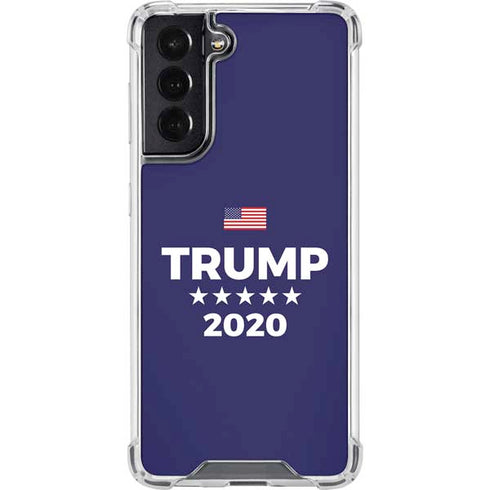 Trump 2020 Blue Galaxy S22 Clear Case