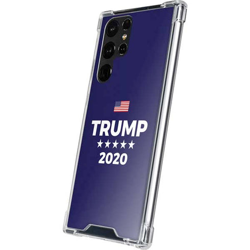 Trump 2020 Blue Galaxy S22 Ultra Clear Case