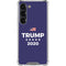 Trump 2020 Blue Galaxy S23 Clear Case