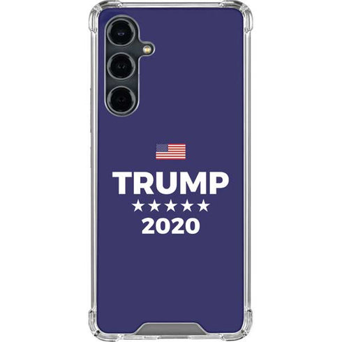 Trump 2020 Blue Galaxy S23 FE Clear Case