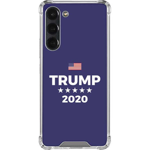 Trump 2020 Blue Galaxy S23 Plus Clear Case