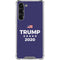 Trump 2020 Blue Galaxy S23 Plus Clear Case