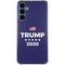 Trump 2020 Blue Galaxy S24 Clear Case