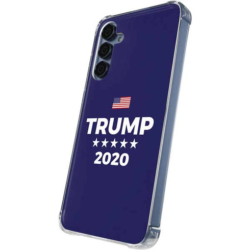 Trump 2020 Blue Galaxy S24 Clear Case