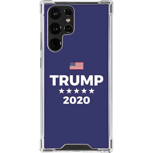 Trump 2020 Blue Galaxy S24 Ultra Clear Case