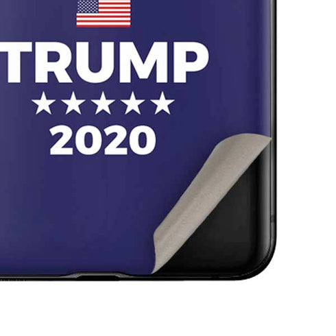 Trump 2020 Blue Galaxy Z Flip Skin