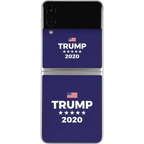 Trump 2020 Blue Galaxy Z Flip3 5G Skin