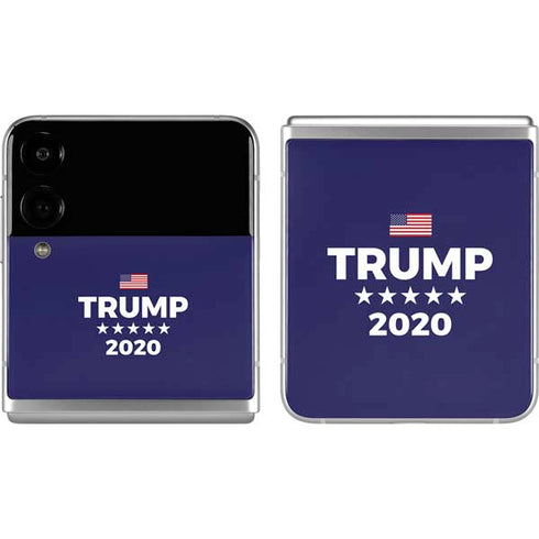 Trump 2020 Blue Galaxy Z Flip4 5G Skin
