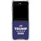 Trump 2020 Blue Galaxy Z Flip5 5G Clear Case