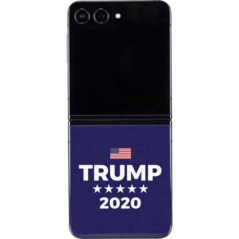 Trump 2020 Blue Galaxy Z Flip5 5G Skin