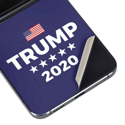 Trump 2020 Blue Galaxy Z Flip5 5G Skin