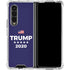 Trump 2020 Blue Galaxy Z Fold4 5G Clear Case