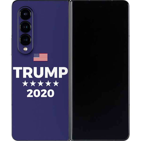 Trump 2020 Blue Galaxy Z Fold4 5G Skin