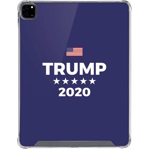 Trump 2020 Blue iPad Pro 12.9in (2020) Clear Case