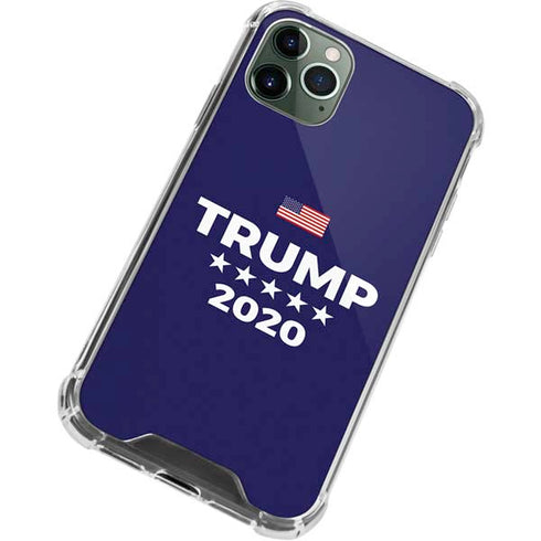Trump 2020 Blue iPhone 11 Pro Max Clear Case