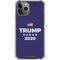 Trump 2020 Blue iPhone 11 Pro Max Clear Case